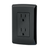 Tomacorriene doble negro linea ialiana voleck